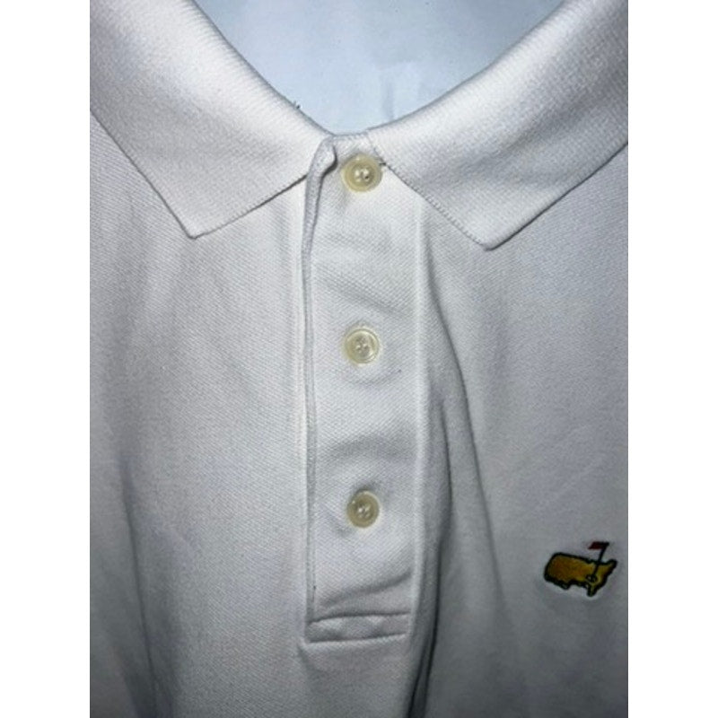 Masters Augusta National Men's 2XL White Polo Shirt Short Sleeve Casual