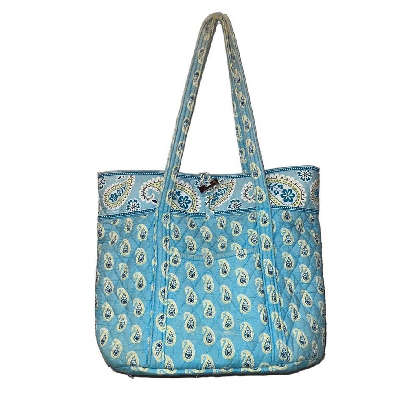 Vera Bradley Commuter Tote Bag in "Bermuda Blue" Pattern