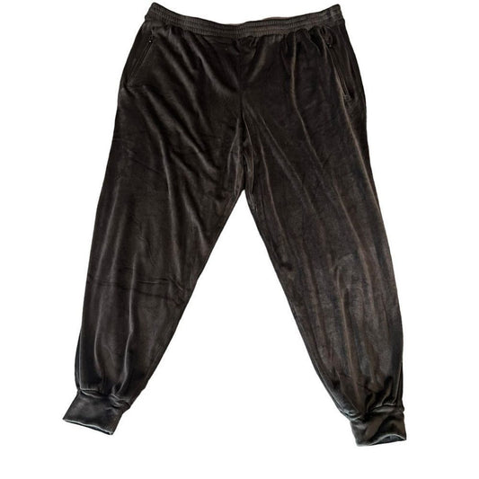 NWT SKIMS Black Velour Joggers Size 4XL