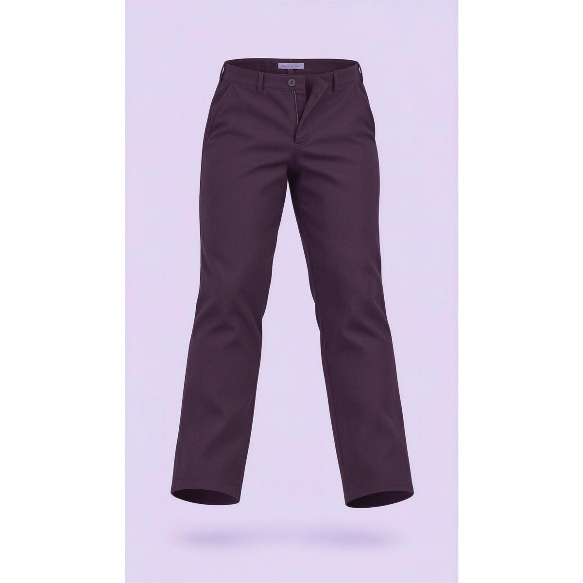 REISS Dress Pants Womens Size 8 Gray Purple Tint Slim Fit Straight Leg