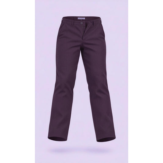 REISS Dress Pants Womens Size 8 Gray Purple Tint Slim Fit Straight Leg