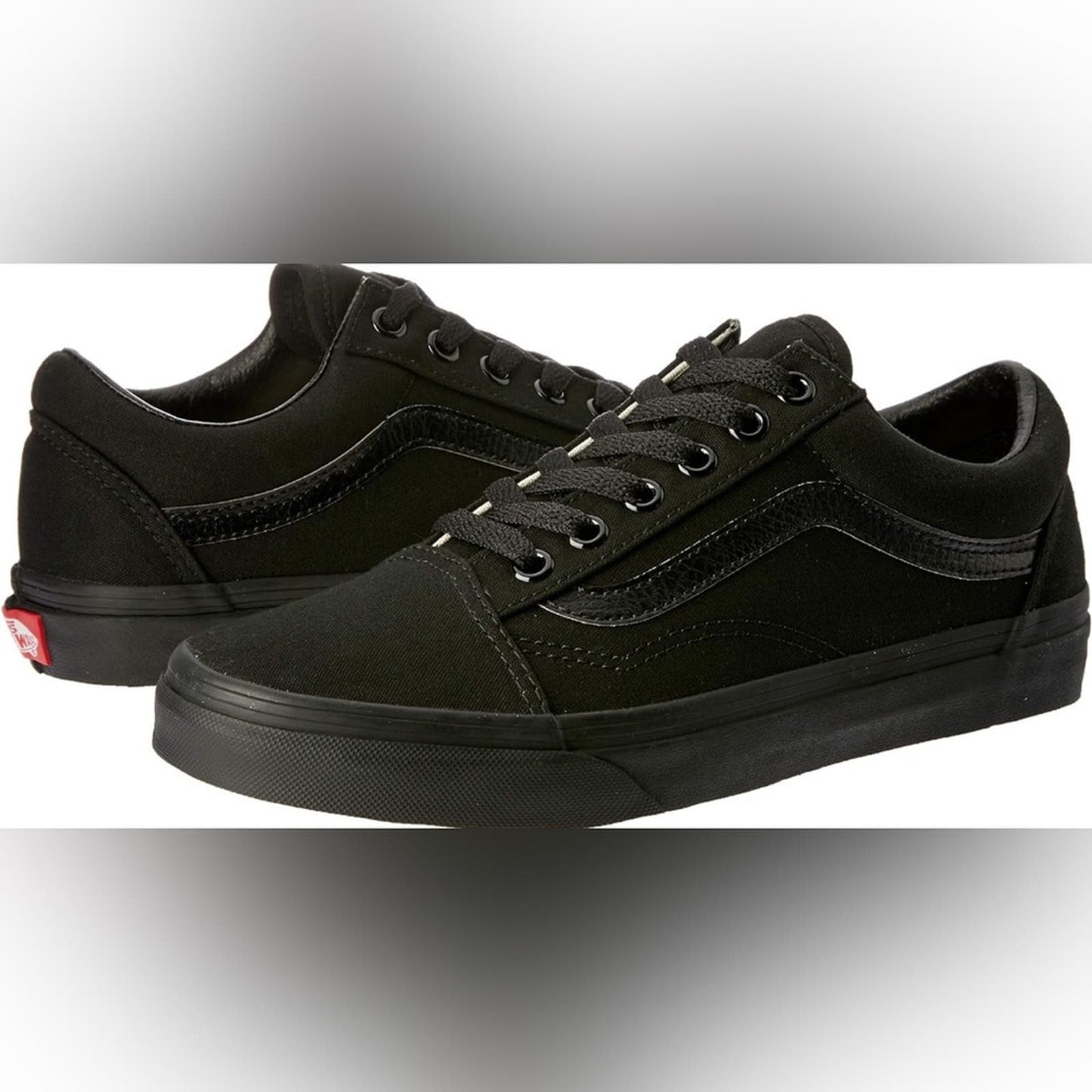 Vans "Skate Old Skool" Knu-Skool 'Triple Black' - Kids/Youth Size 3.5