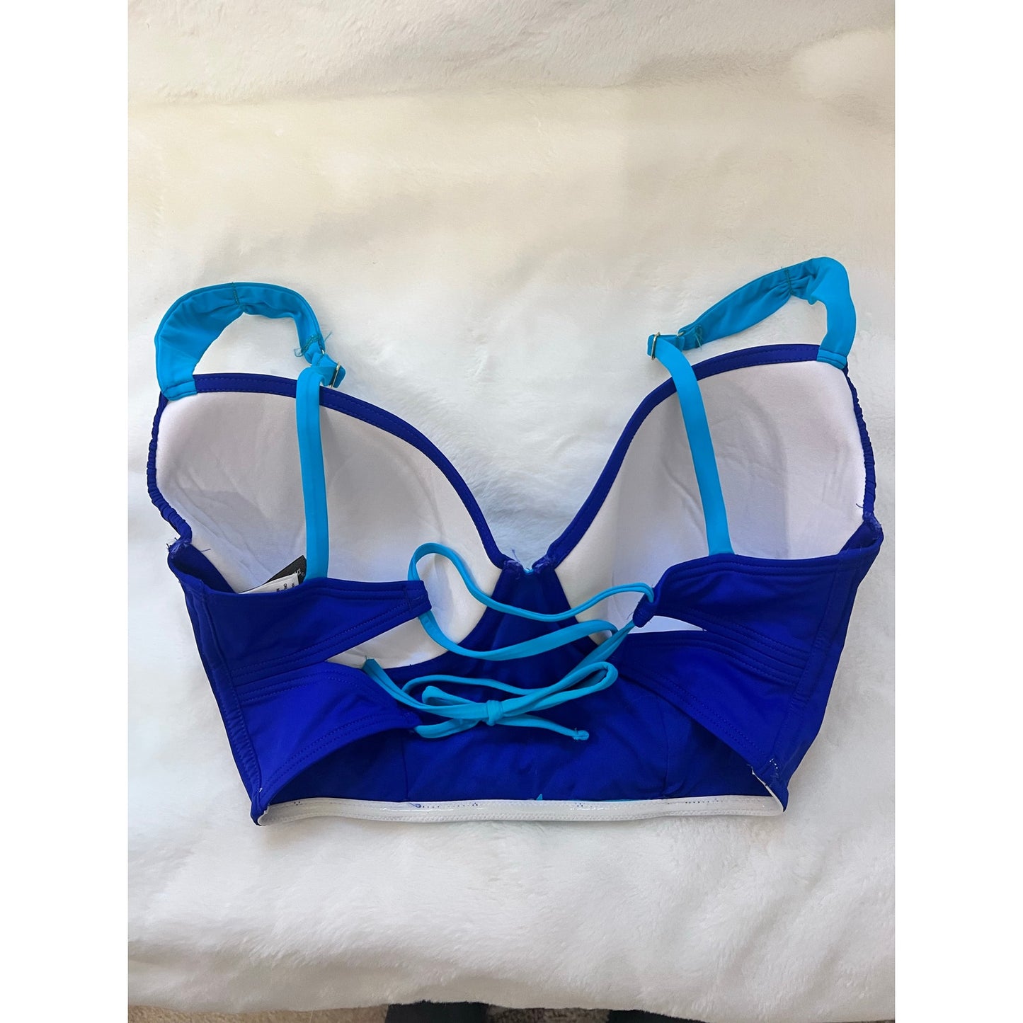 Tommy Bahama Women's Colorblock Underwire Bikini Top Size 36D