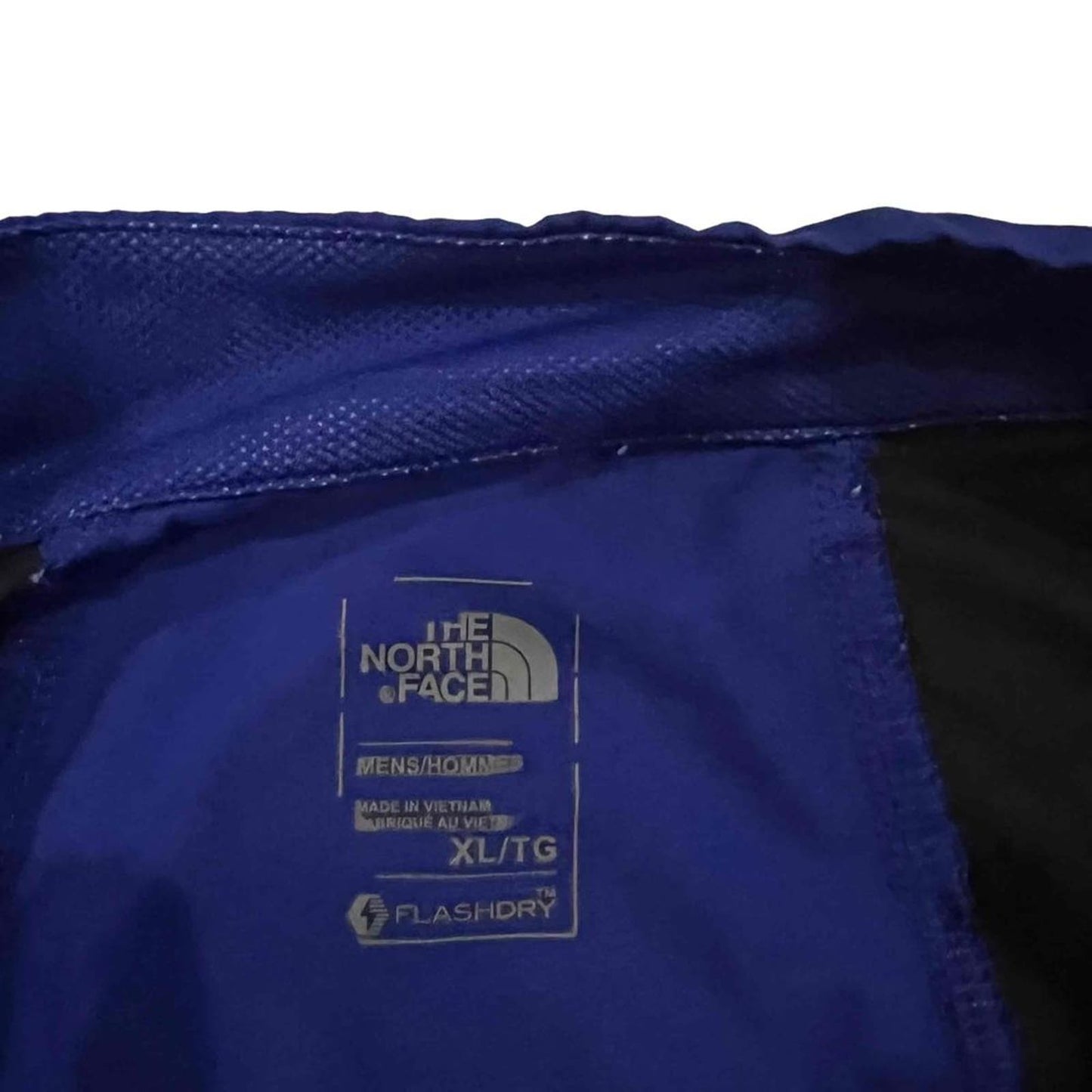 The North Face Men's XL Blue/Black FlashDry Colorblock Full Zip Jacket