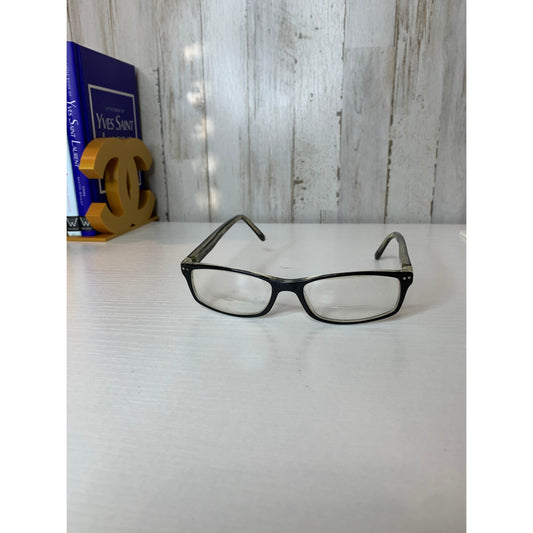 Ray-Ban Prescription Eyeglass Frames Unisex M Black Gray Rectangular Full Rim Clear