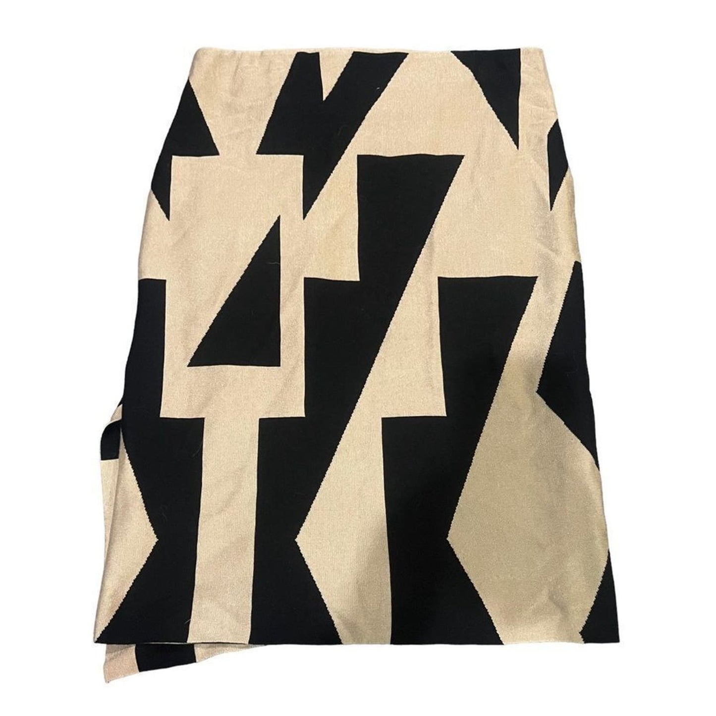 NWT Lauren  Ralph Lauren Geo-Print Cotton-Blend Pencil Skirt Size Large