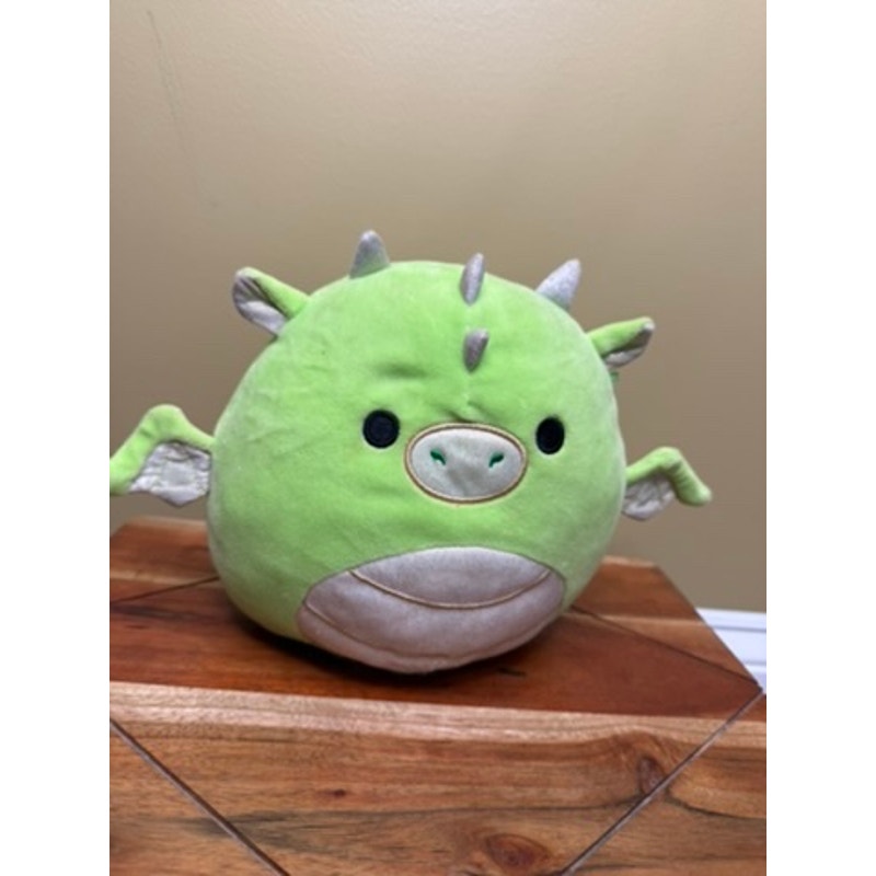 Squishmallows Eyk the Dragon Green Plush Toy Small 8 in