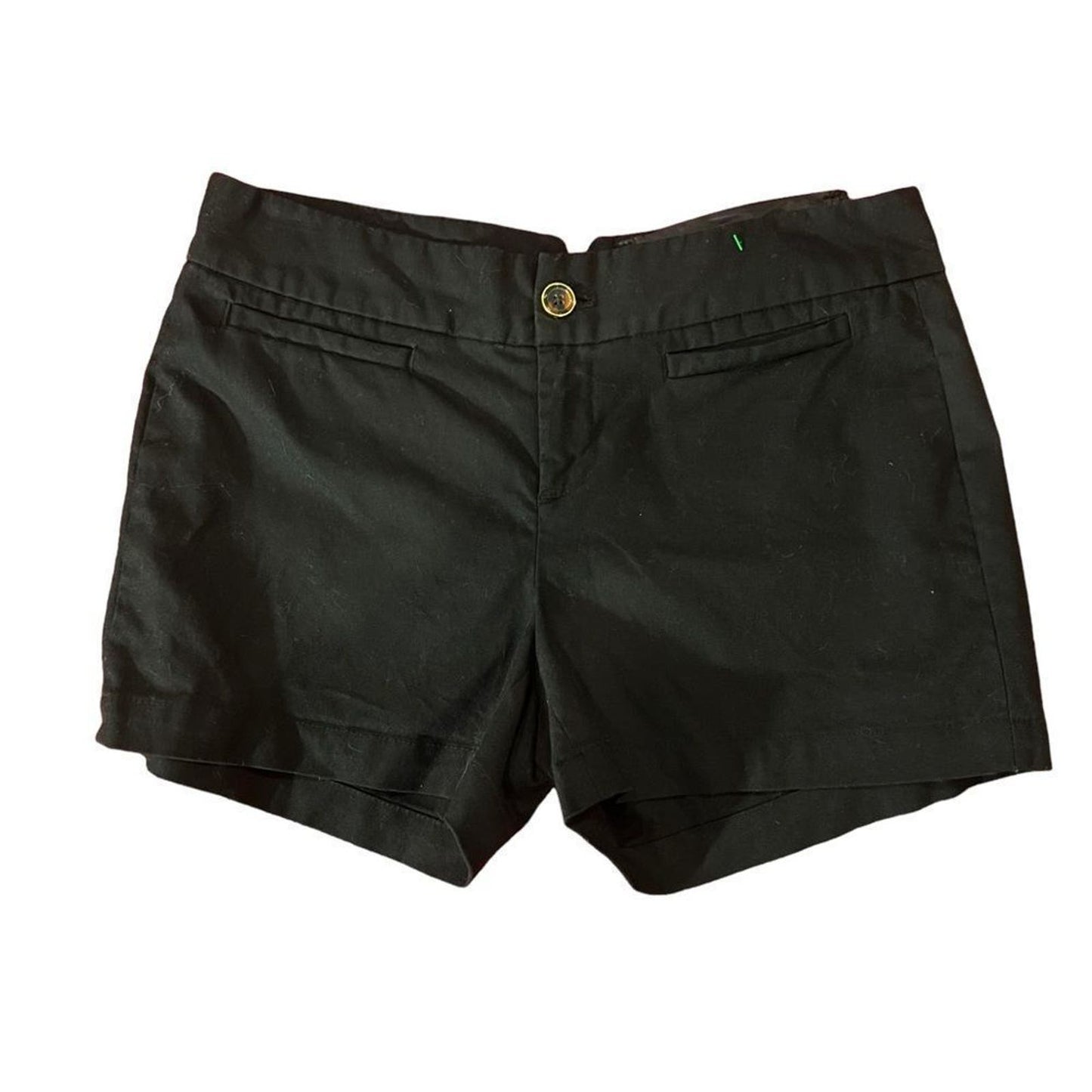 Banana Republic Size 4 Black Chino Shorts