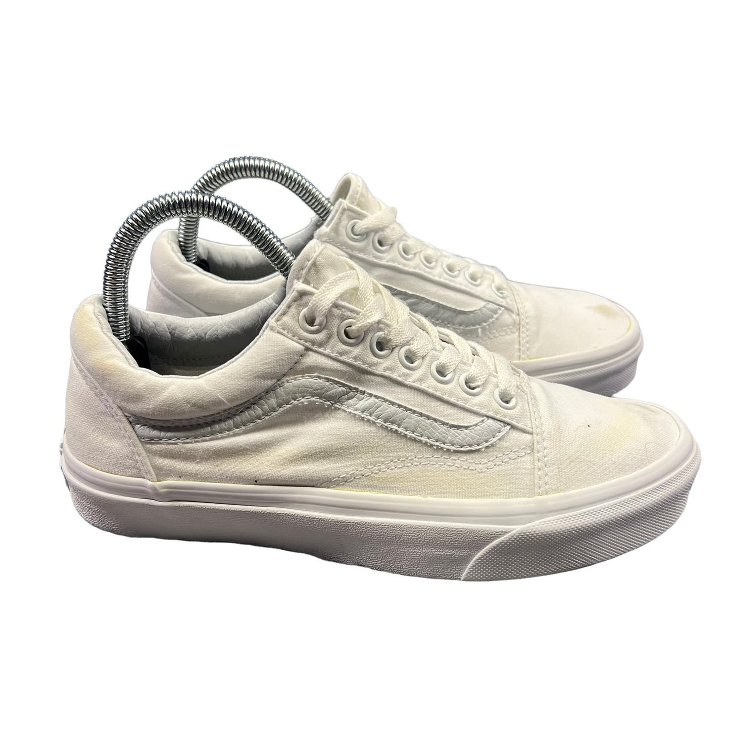 Vans Old Skool Unisex White/Marshmallow Low Top Lace-Up Sneakers Men 6.5/Women 8