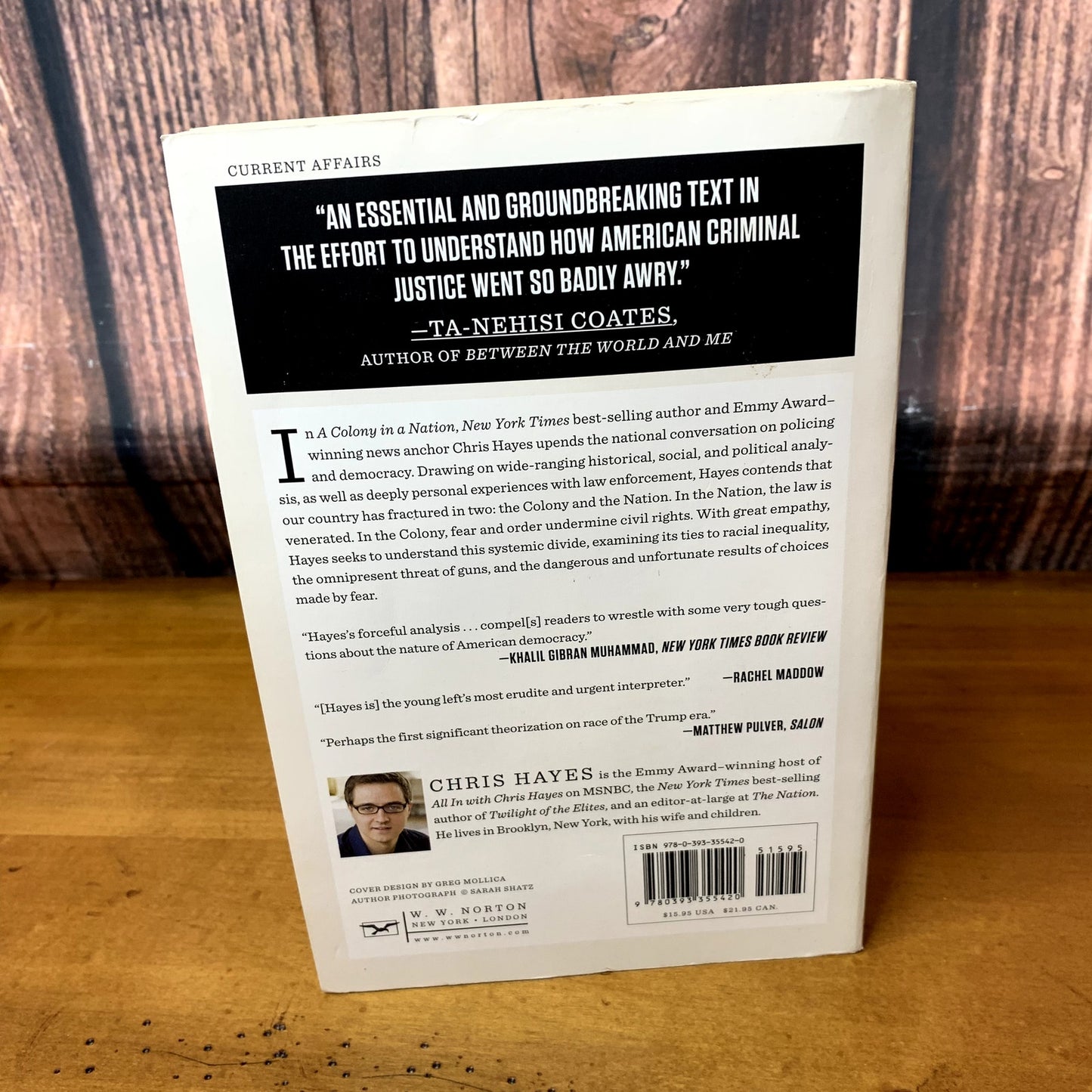 A Colony in a Nation Paperback Chris Hayes New Afterword