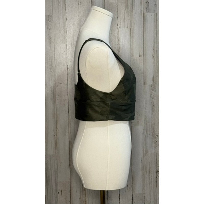 Prana Women's Sage Camo Sports Bra Medium Yoga Activewear