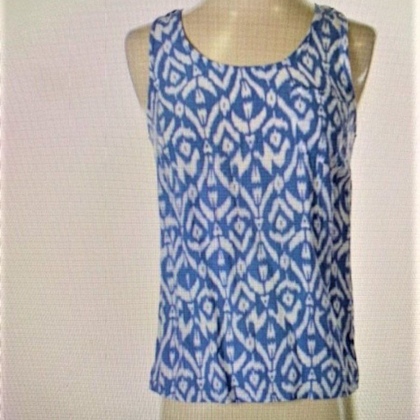 Kenar blue sleeveless tank blouse M