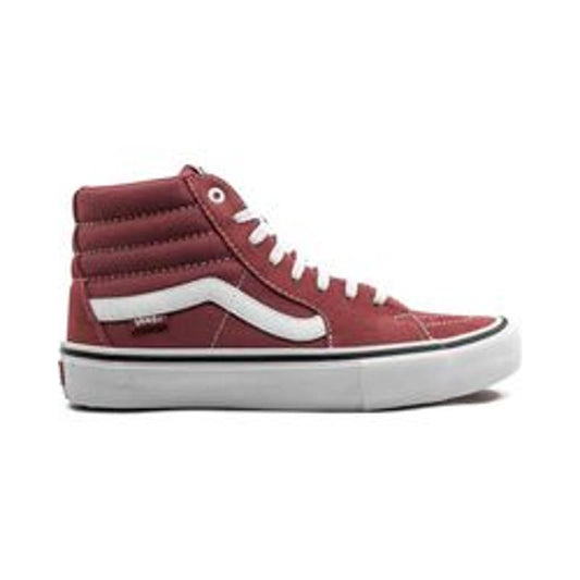 Vans Kids Sk8-Hi Windsor Wine Suede Leather Skate Shoes Sneakers Size 10.5