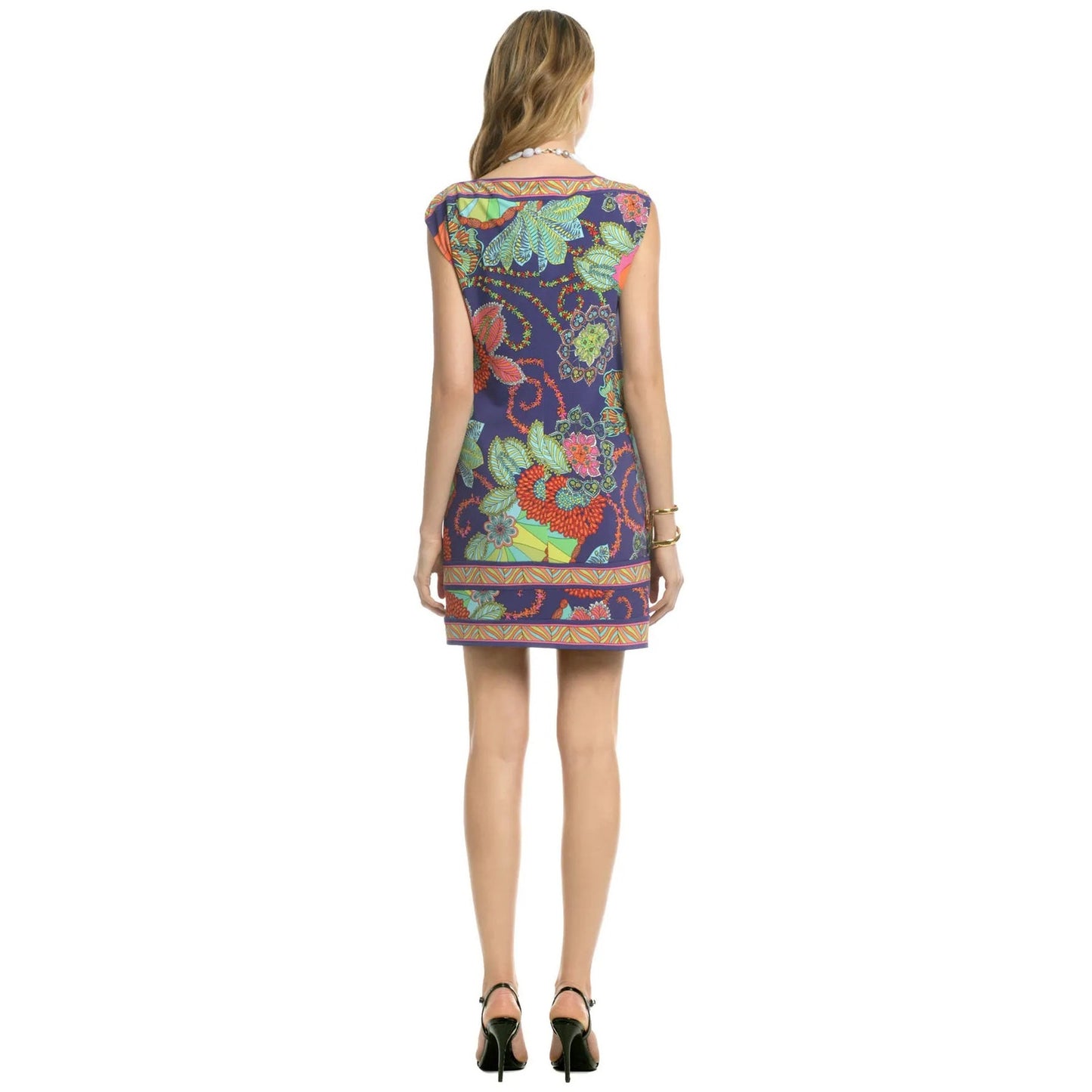 Trina Turk Women's Size 8 Spring Floral Print Felana Dress Rent the Runway