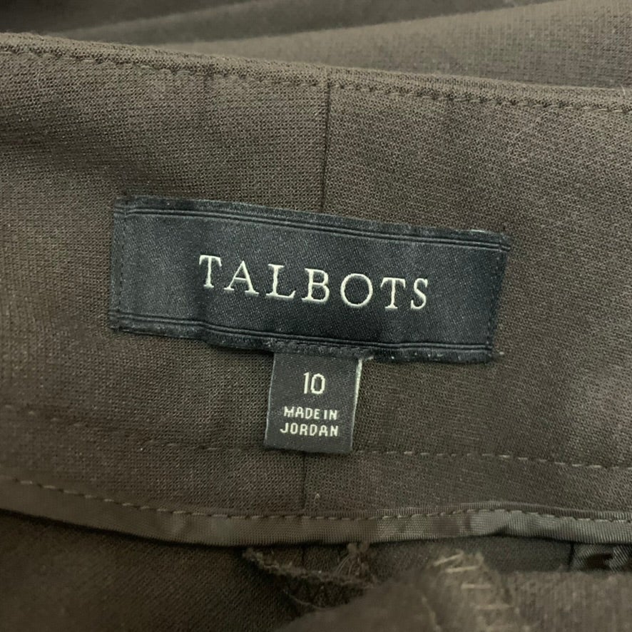 Talbots Signature Dress Pants Womens Size 10 Brown
