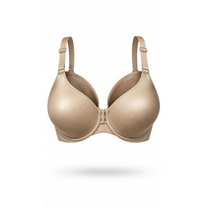 Soma Vanishing Back T-Shirt Bra Womens 38C Beige Nude Underwire Full