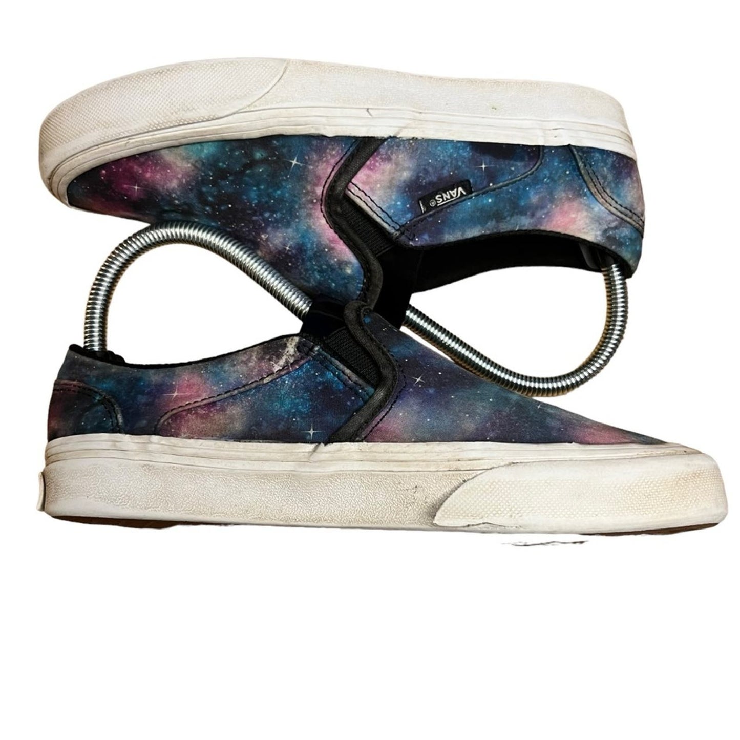 Vans Classic Slip-On 'Galaxy' Low Top Skate Shoes/Sneakers - Women's 6