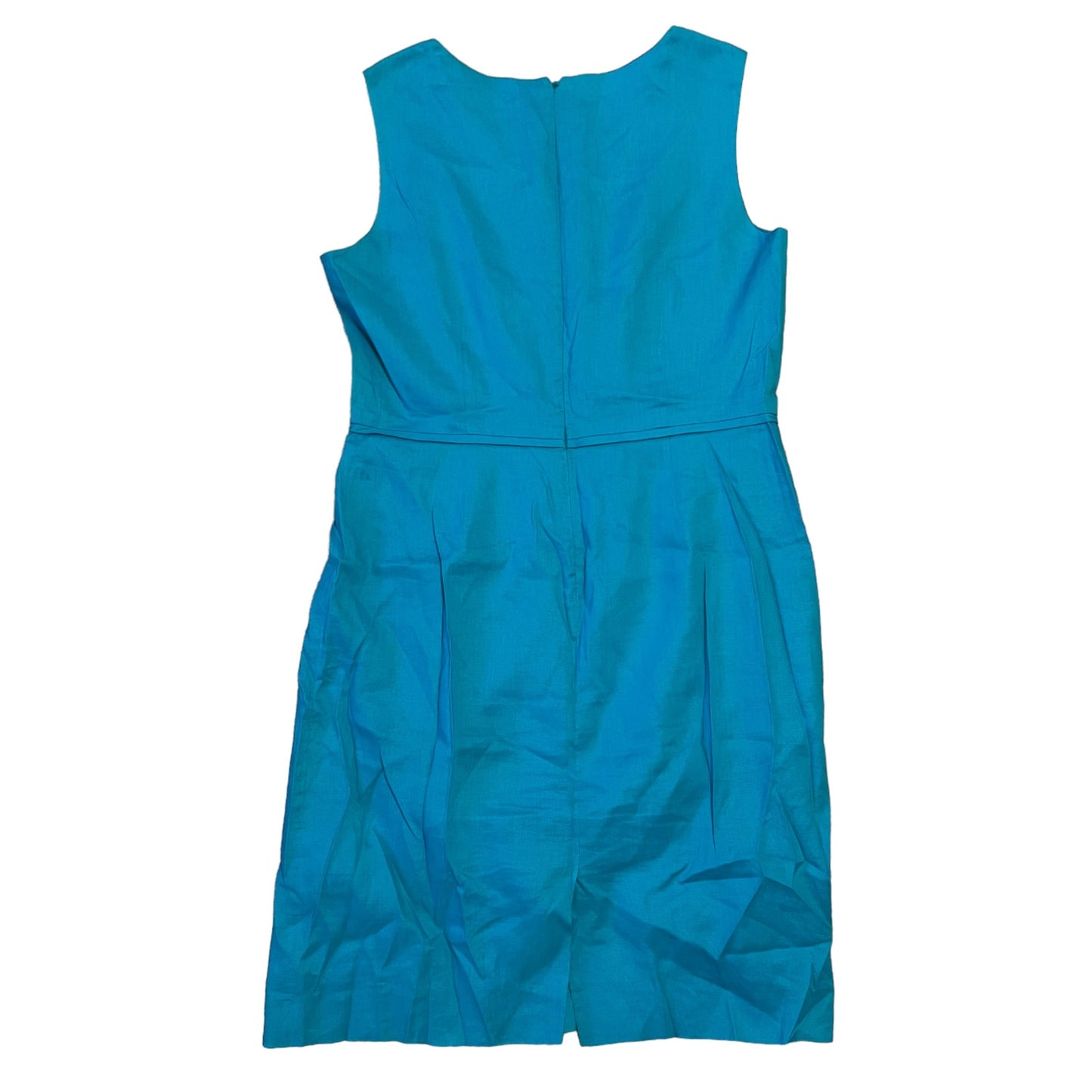 Alex Marie Women's Turquoise Sleeveless V-Neck Sheath Dress Size 12