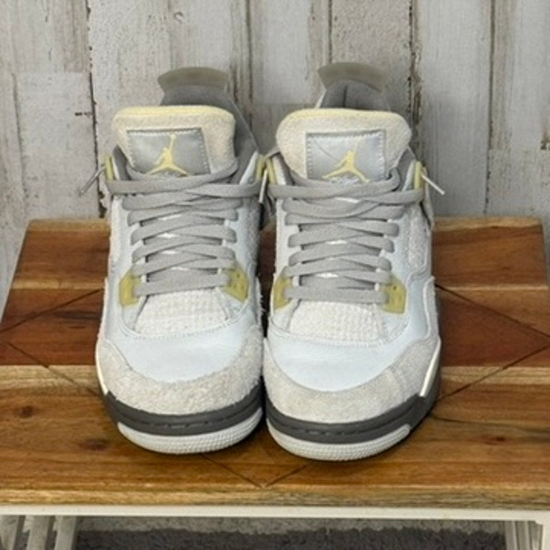 Jordan Air 4 Retro SE Craft 'Photon Dust' Kids Sneaker Size 7Y Multicolor