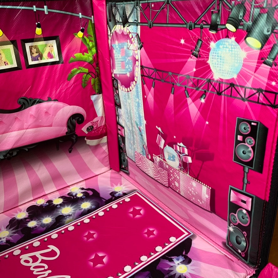 Barbie ZipBin Dream House Collapsible Storage box Zipper Lid
