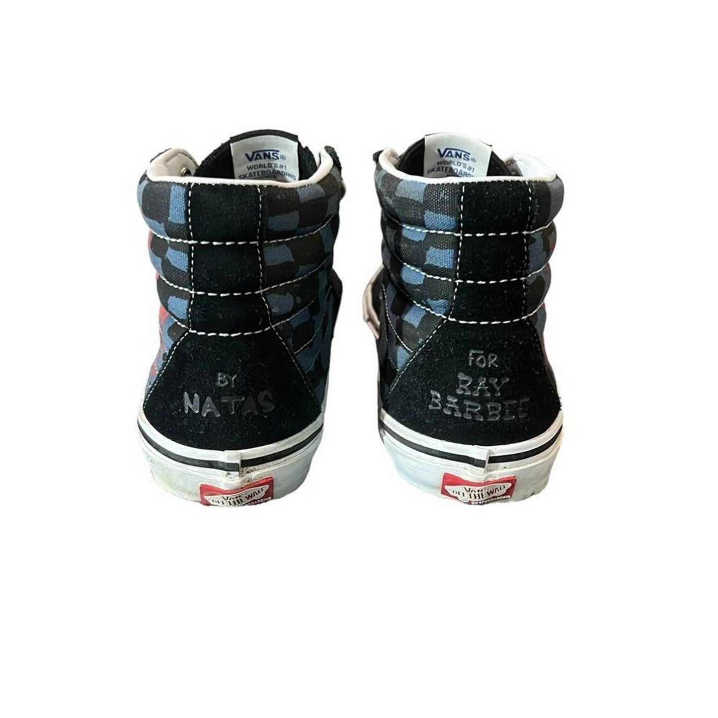 Vans x Krooked Skate Sk8-Hi Camo High Top Skate Shoes Men's Size 10
