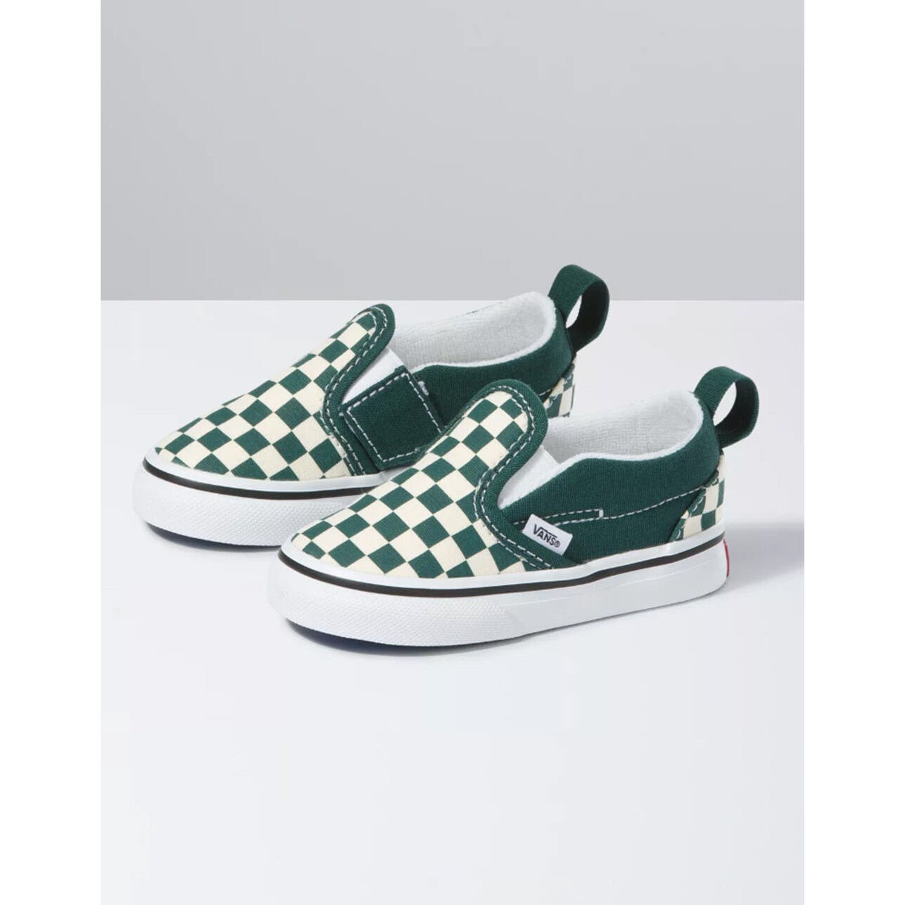 Vans Slip-On V (Color Theory) Checkerboard Mountain View Toddler Size 5.0