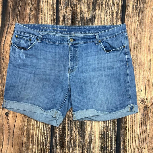 Talbots Women's Size 16W Denim Shorts Blue  Summer Casual