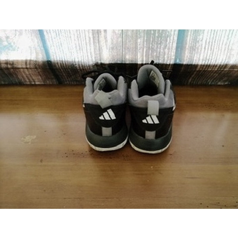 adidas Cross 'Em Up Select Kids Black/White/Grey Size 5