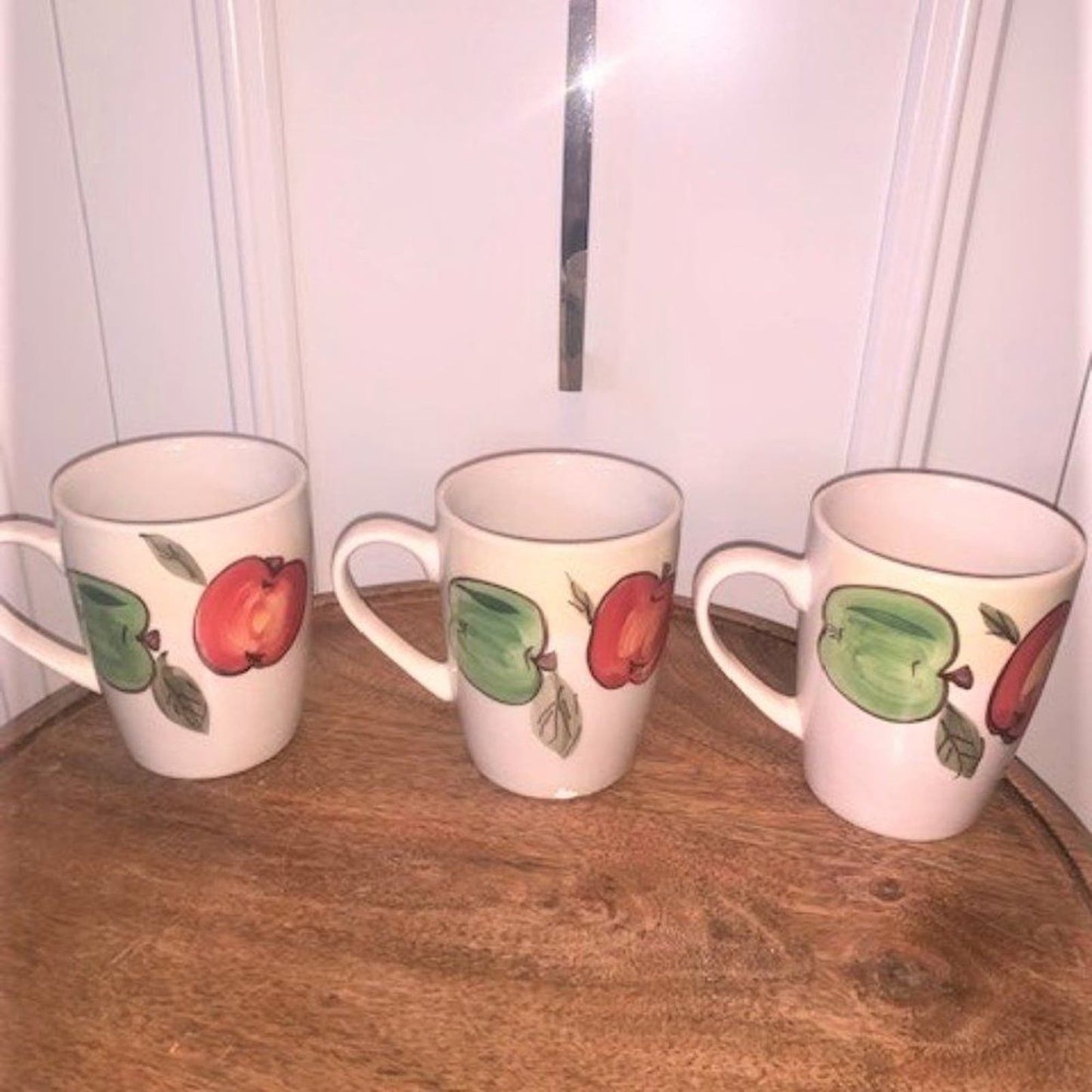 Artist's Touch Orchard Harmony set 6 coffee/tea cups