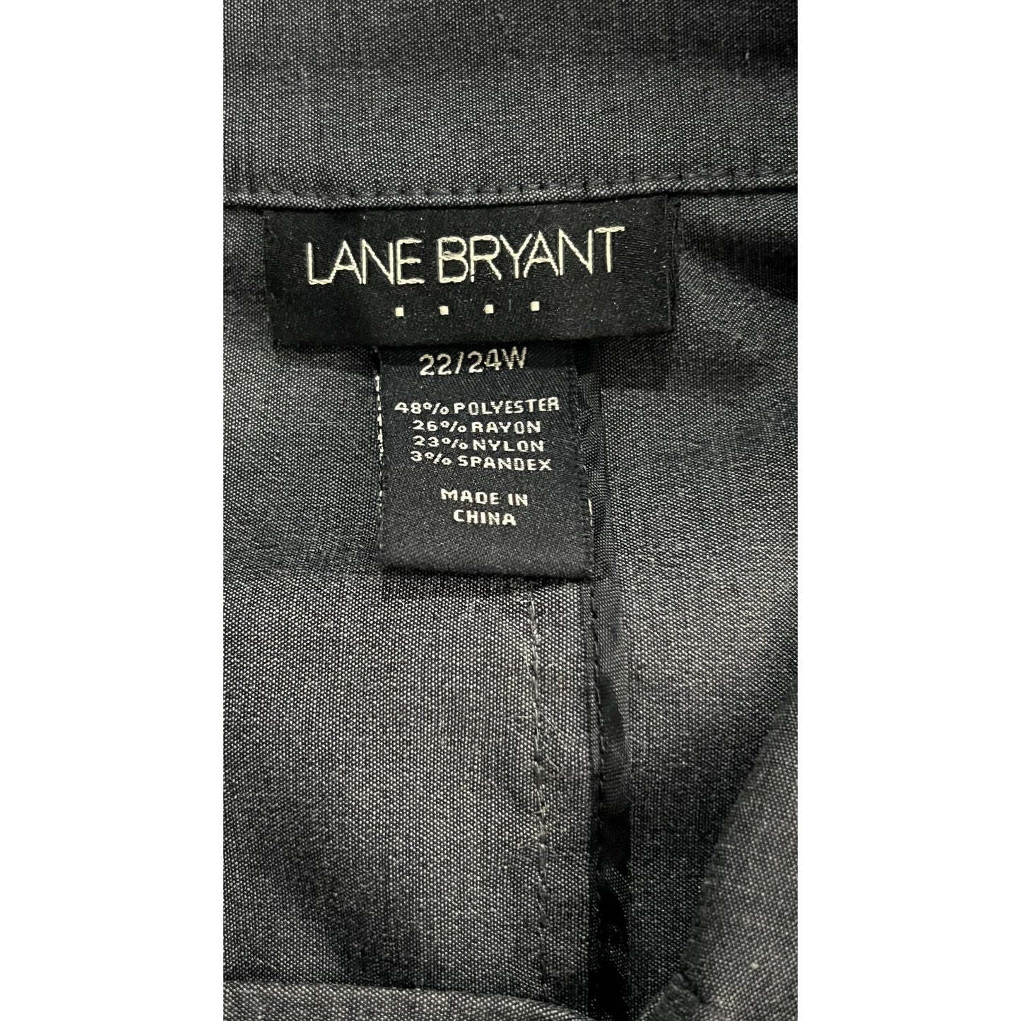 Lane Bryant Women's Plus Size 22 Gray Blazer Jacket Business Casual