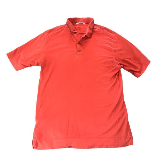 Men's Cutter & Buck Red/Orange Polo Size Medium