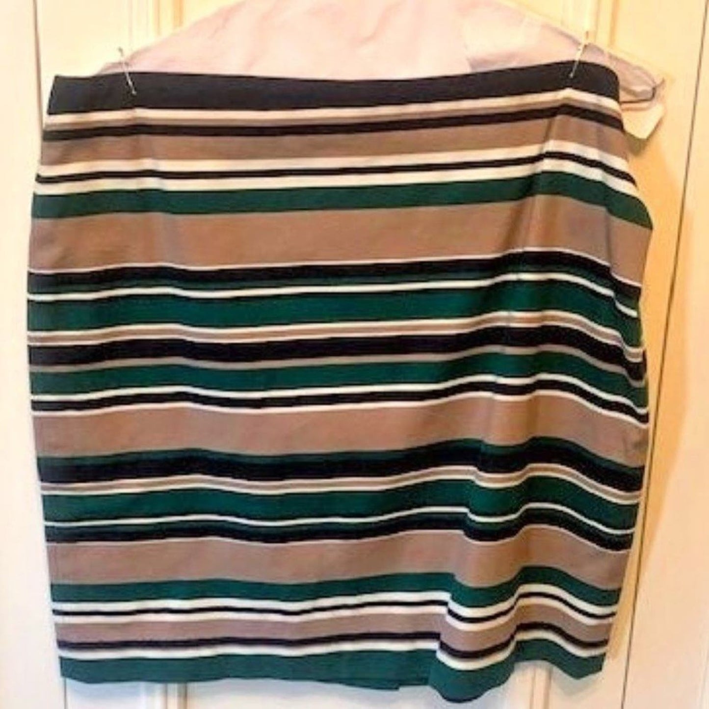 Talbots VIBRANT striped pencil skirt 16