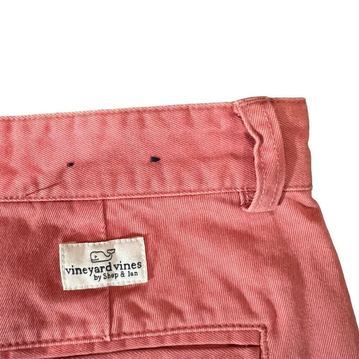 Vineyard Vines Boys Chino Pants Size 18 Salmon Pink Flat Front Preppy