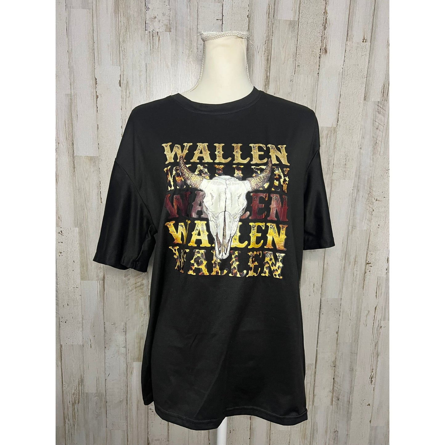 Morgan Wallen Women's XL Black Graphic Tee Country Music Western Style