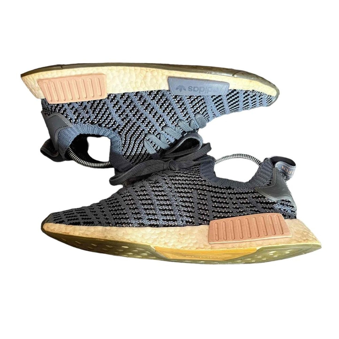 adidas NMD R1 STLT Womens Sneakers Gray Black Size 9.5 Athletic Walking
