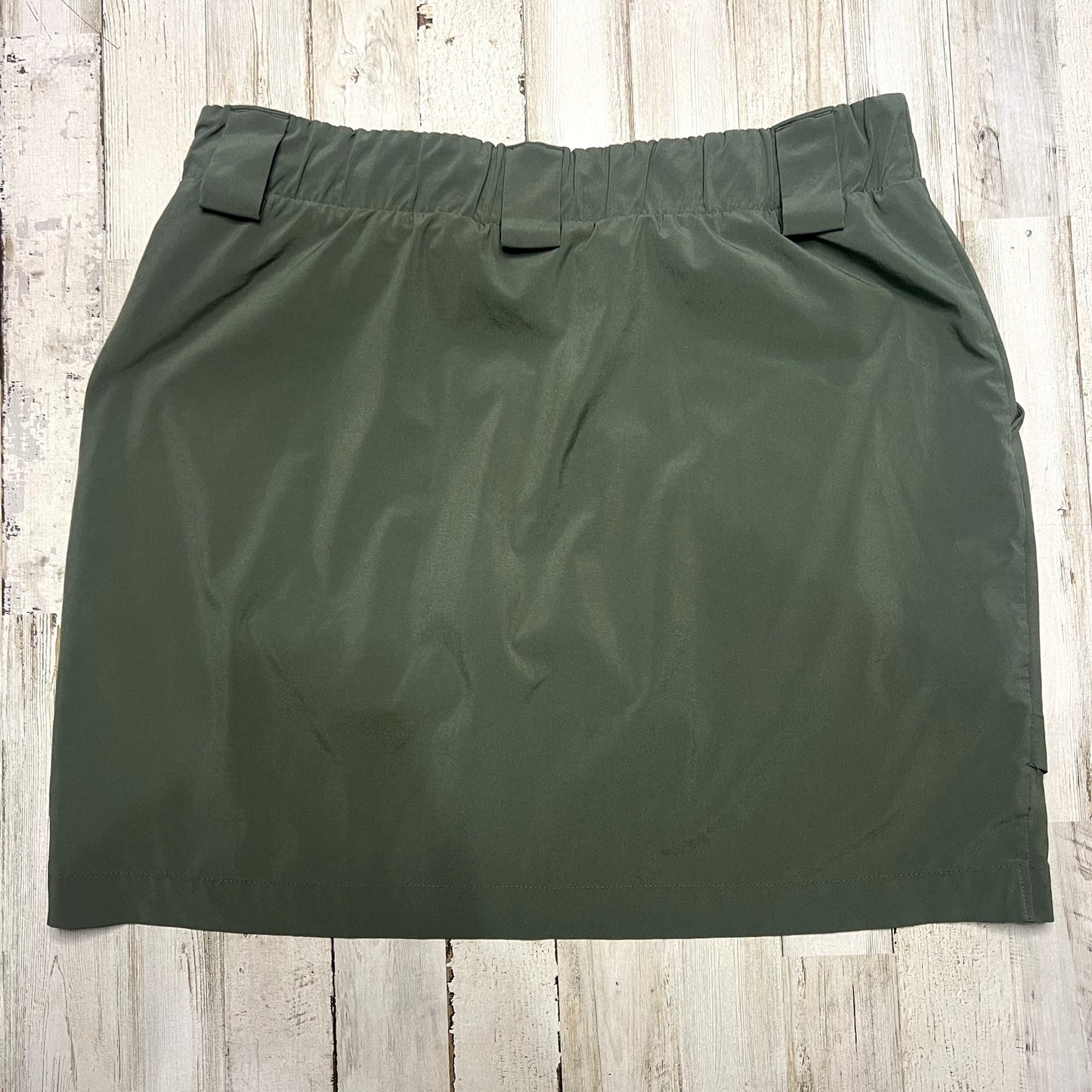 Athleta Women's Green Tennis Skort Medium Short Elastic Waist Inner Shorts