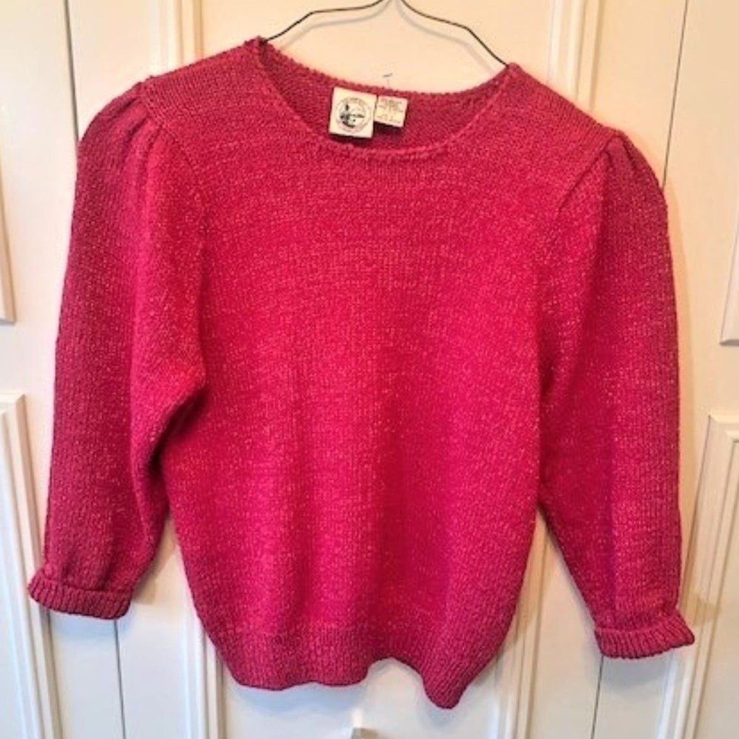 CBI fuschia/pink long sleeved sweater L