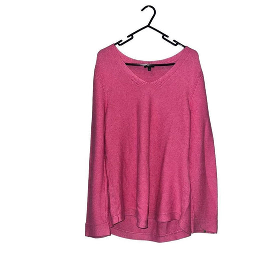 Talbots Pink V-Neck Sweater Size Large