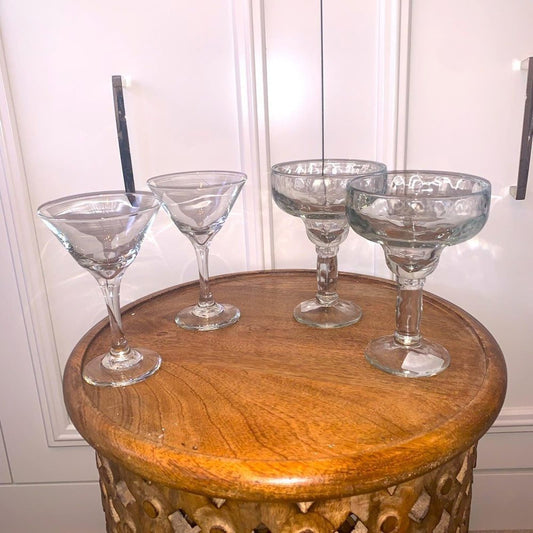 Set 4 Martini/Margarita Glasses NWT