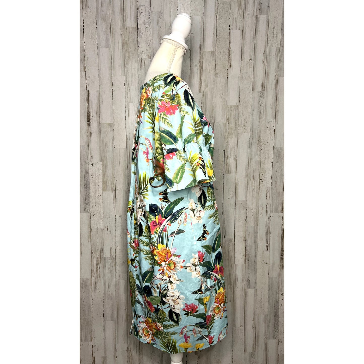 RSVP by Talbots Women's Floral Sheath Dress Size 14 Spring Wedding Occasion