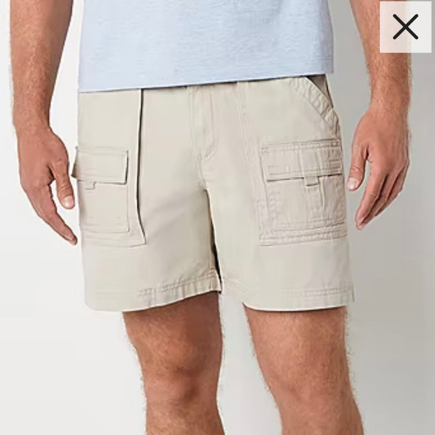 Saddlebred Khaki Cargo Shorts size 46