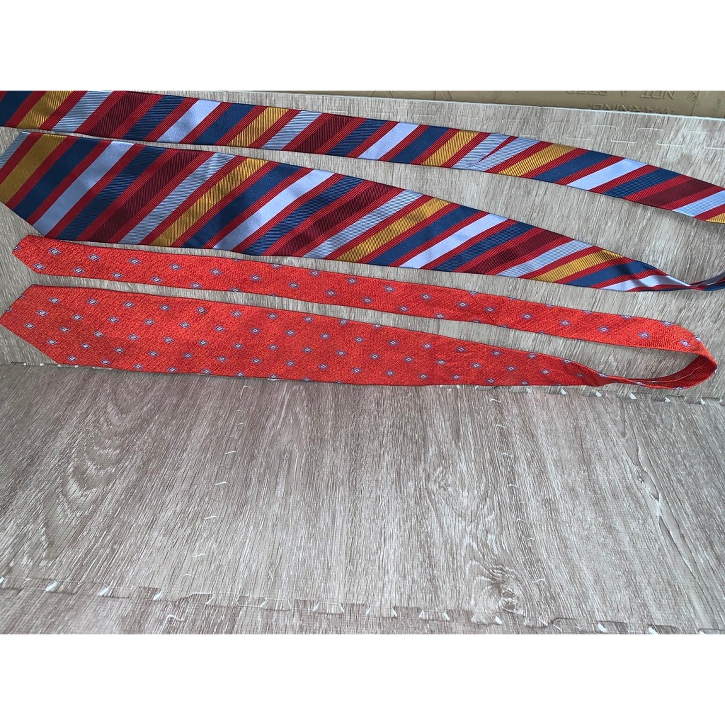 Jos. A. Bank  Men's Silk Striped Necktie Set of 5 Multicolor