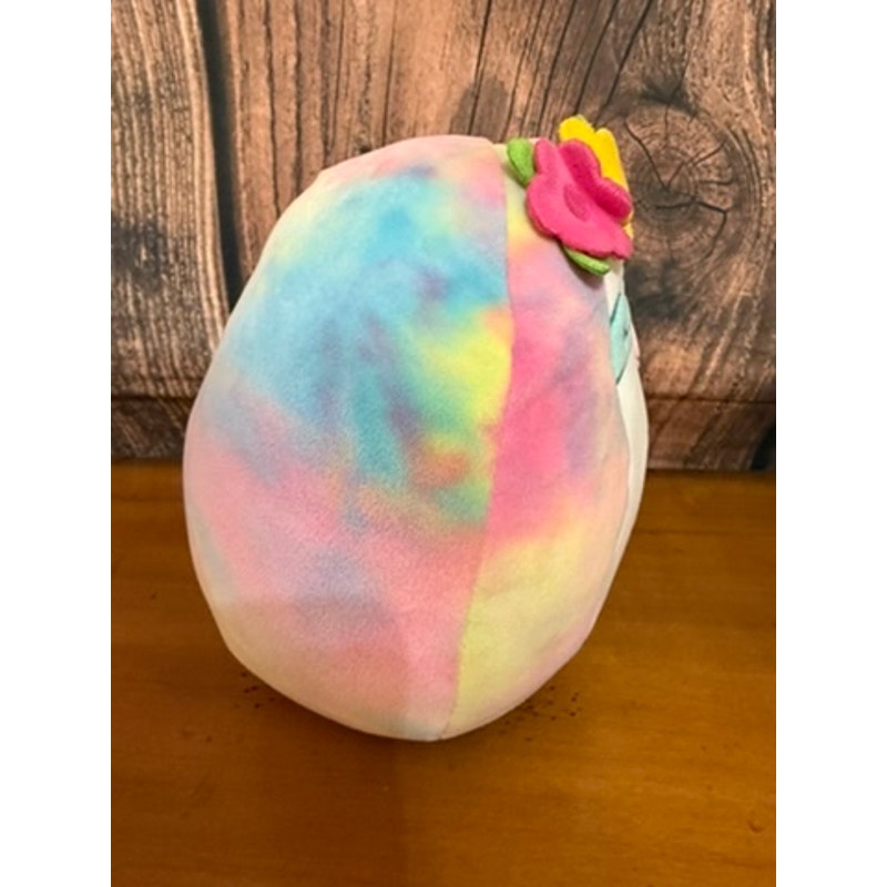 Squishmallows 8" Gretchen the Rainbow Sloth Plush Toy Multicolor