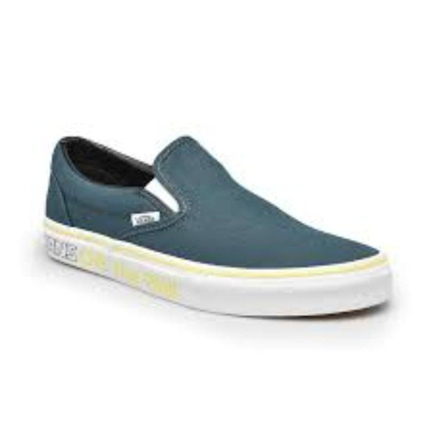 Vans Classic Slip-On Sneakers Women's 5.5 Blue/Teal Skate Casual Shoes