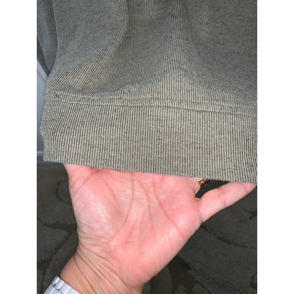Tommy Bahama Men's XL Olive Green 1/4 button neck Sweater/sweatshirt Long Sleeve Casual