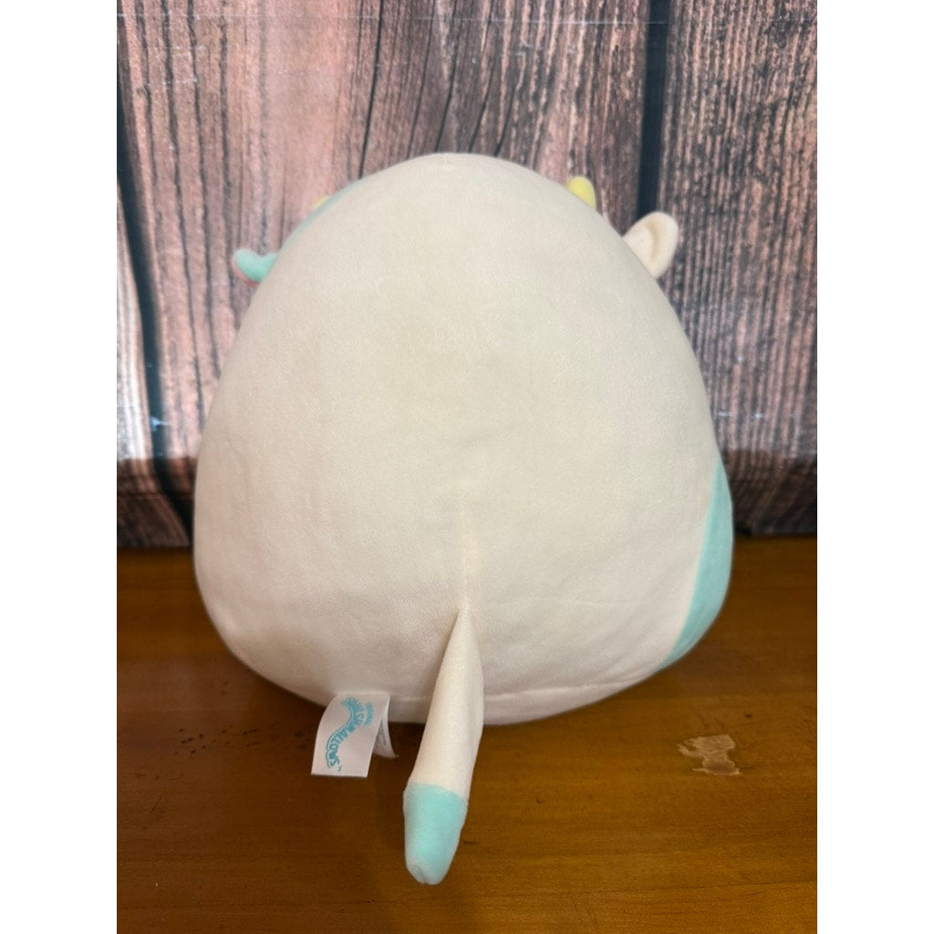 Squishmallows Belana the Cow Plush Toy with Purple Bandana Medium 12"