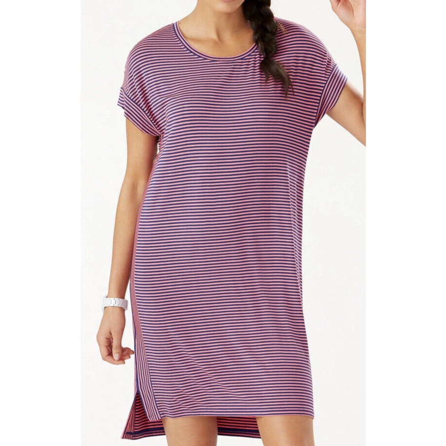 Tommy Bahama Women's XS Striped T-Shirt Dress Multicolor Casual