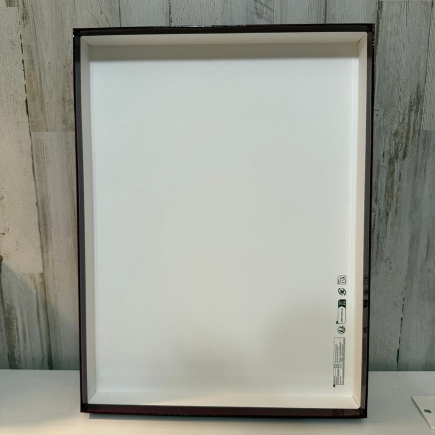 Gucci Rigid Gift Storage Box Glossy Burgundy White Logo Lid 16x12x2