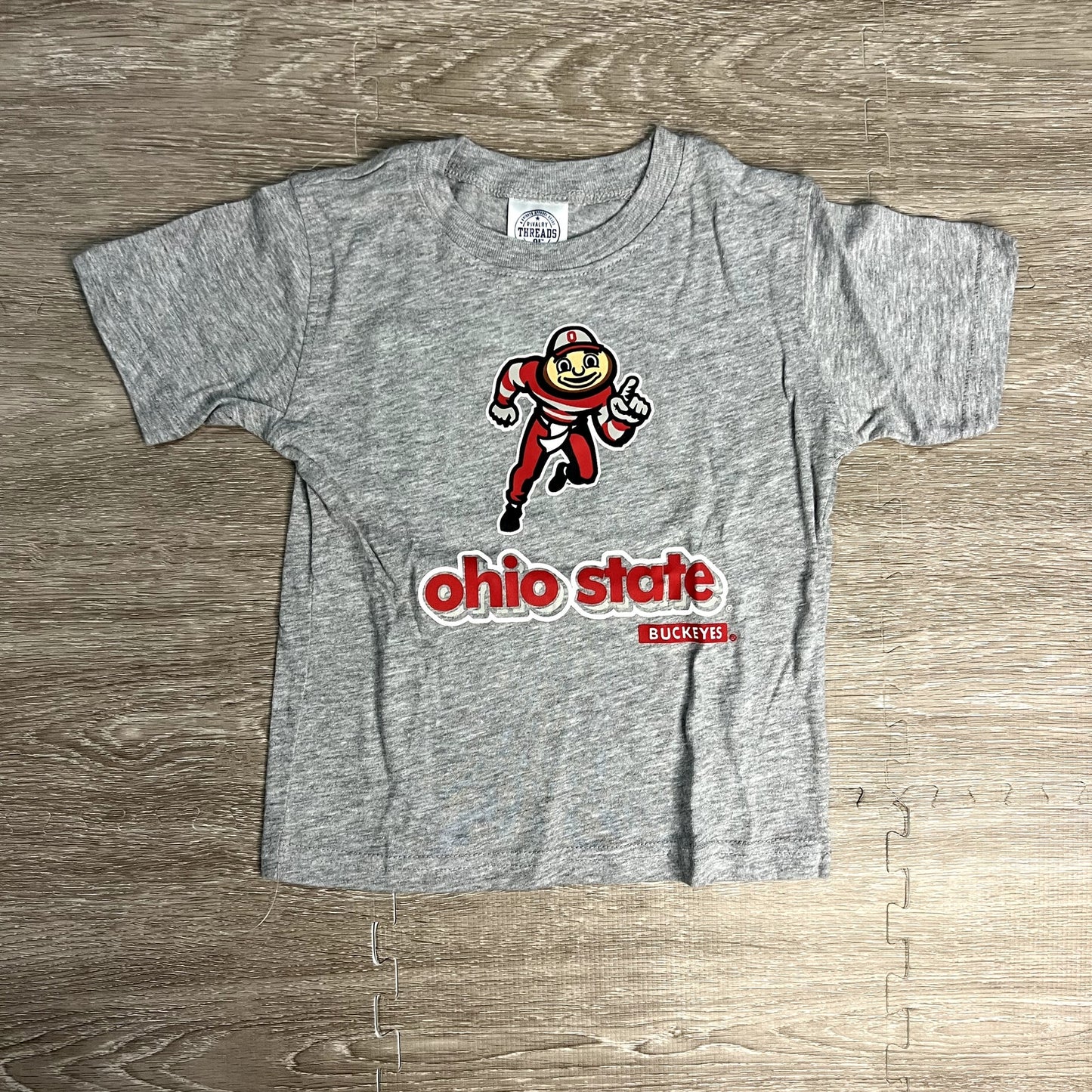 NWOT Ohio State Buckeyes Toddler T-Shirt Gray Unisex Kids Size 2T Graphic Tee