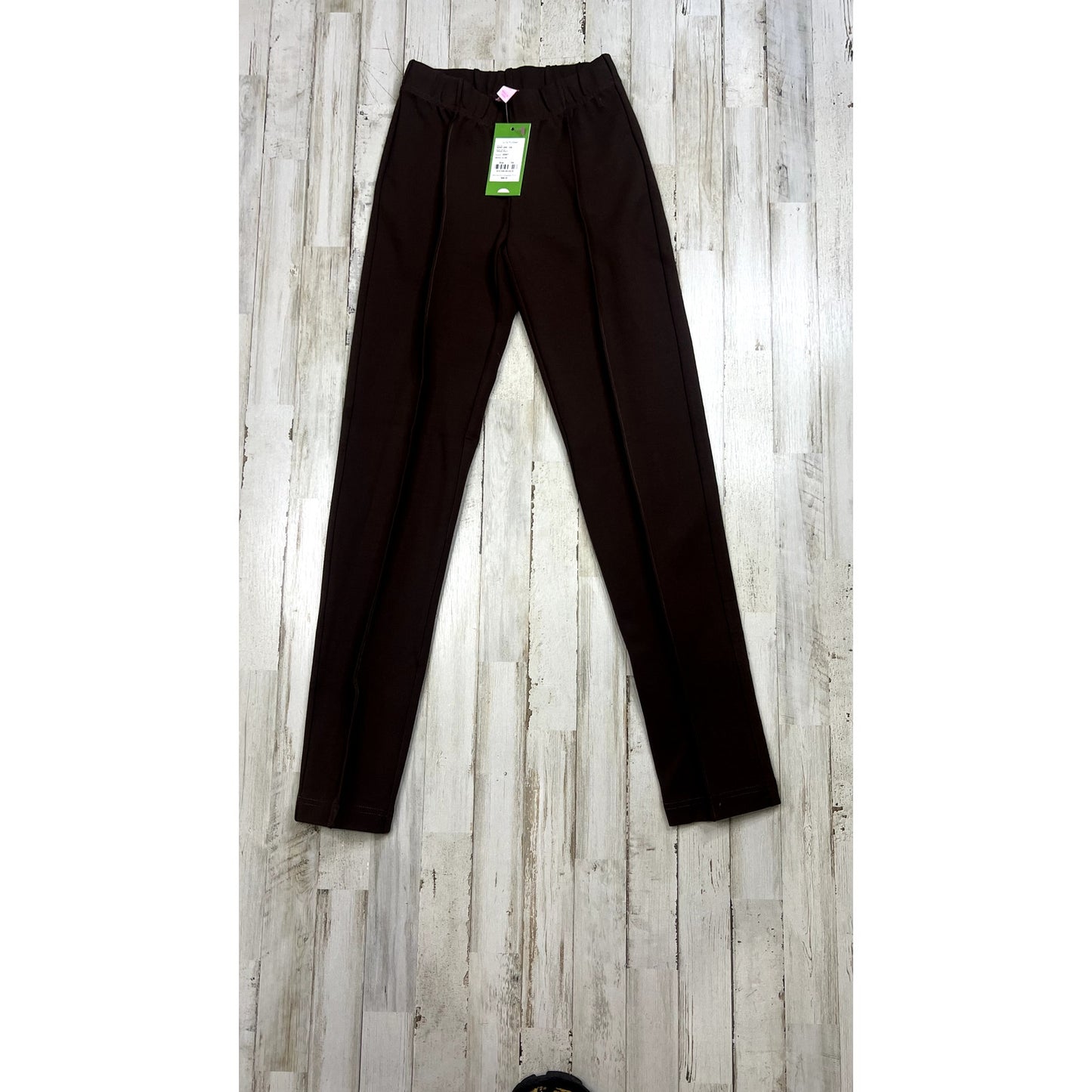 Lilly Pulitzer Women's XS Brown Pull-On Ponte Travel Pants